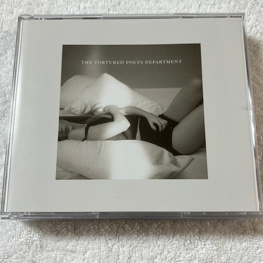 Taylor Swift the tortured poets department deluxe cd & case only